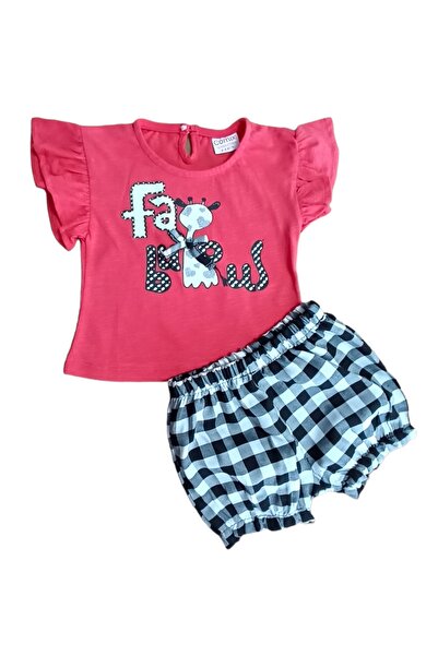 Comix BABY COTTON FABULOUS WOVEN BABY GIRL SHORTS SUIT