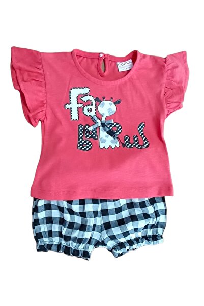 Comix BABY COTTON FABULOUS WOVEN BABY GIRL SHORTS SUIT