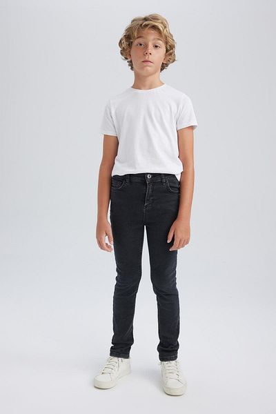 DeFacto Boy's Slim Fit Slim-Fit Slim-Fit Slim-Fit Jeans Pants A7729A823Wn