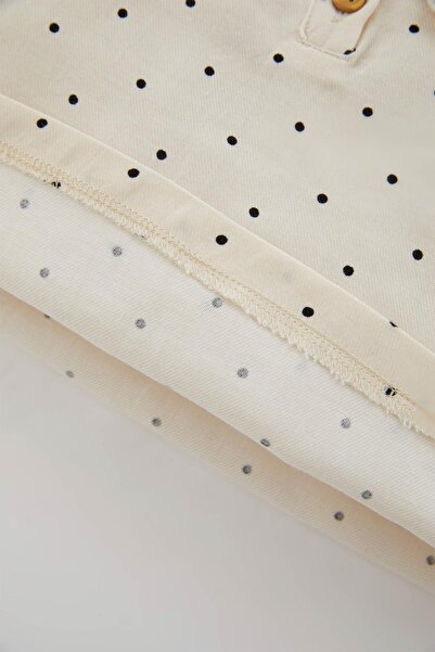 DeFacto Dívčí košile s dlouhým rukávem s velkým límečkem