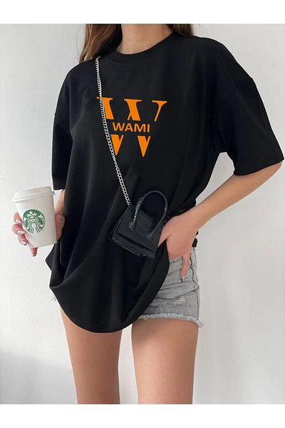 Pasage Unisex Wami Logo Oversize Boyfriend T-Shirt