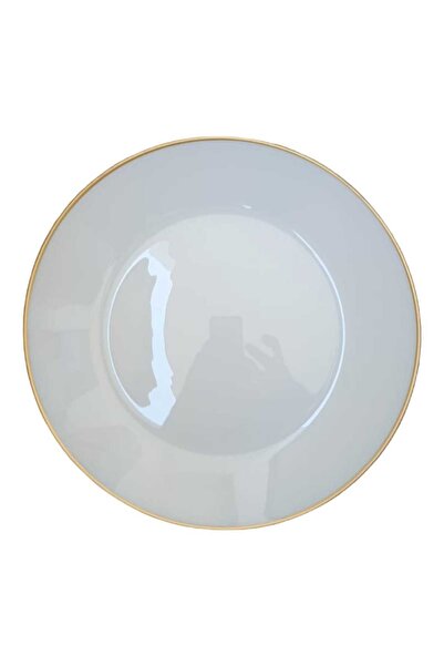 Lebensdauer 6 Kişilik Altın Yaldızlı 26 cm Servis Tabağı