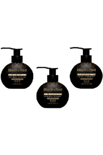 Black Red Peelable Black Black Face Mask Against Black Spots 250 ml 3 Pieces