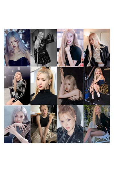 Ororabutik Σετ αφίσας Blackpink Rosé Kpop - 12 τεμάχια Α5