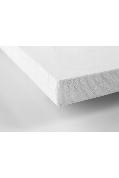 EMİLART YAĞLI BOYA GÖRÜNÜMLÜ KAHVE- GOLD HD SOYUT ÇİÇEK KANVAS TABLO