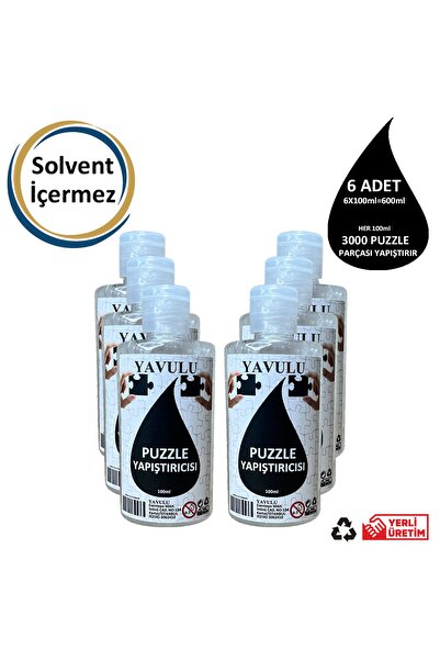 yavulu Puzzle Yapıştırıcısı / Puzzle Koruyucusu / Puzzle Tutkalı (Şeffaf) 100...