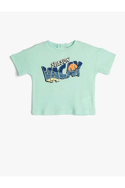 Koton Baby Boy Clothing T-Shirt 3SMB10327TK Green Green