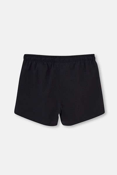 Dagi Schwarze Micro Short Straight Shorts