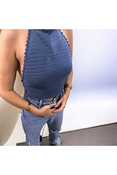 OevaC Örgü Bralet / Örgü Bikini Üstü / Crochet / Örgü Crop /büstiyer / Crop