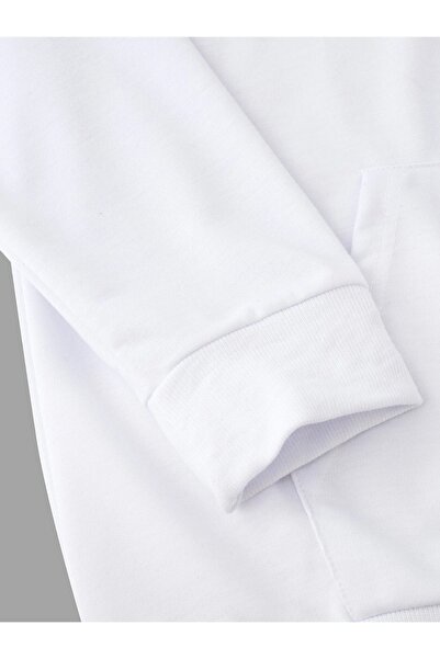 Machetta Σετ φόρμας με στάμπα ''A'' με λευκή κουκούλα Unisex