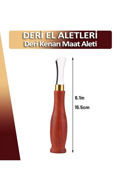 Dopar Δερμάτινο Edge Maat Line Rounding Tool Δερμάτινο εργαλείο χειρός 1,5mm