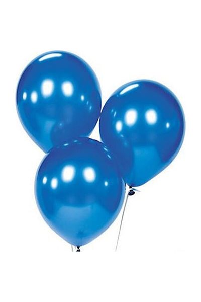BalonEvi Balloon 12" Metallic Blue (Pack of 12)