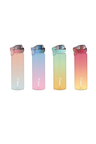 Gıpta Tritan 630 Cc K7532 - Spring Sports Flask (Water Bottle) - Mixed Color 1 Piece