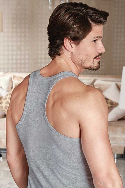 Berrak 1029 Men's Lycra Rambo Undershirt 9 Pack