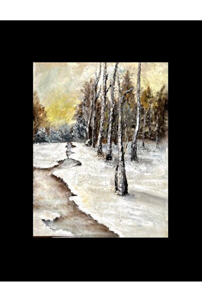 Yağlıboya Tablo 50x60 Kış Manzarası