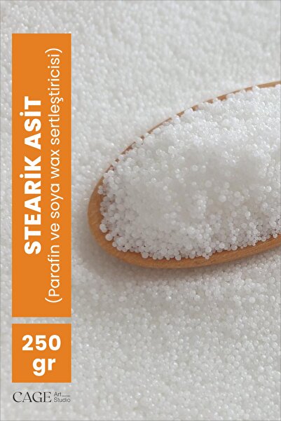 Cageartstudio Stearik Asit / Starin - Soya wax ve parafin sertleştircisi 250 ...