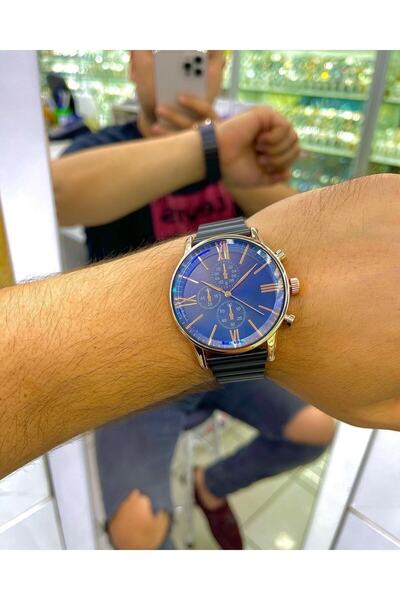 ÇENÇEN Erkek Çelik Kasa Renkli Ekran Welder Modeli Kol Saati