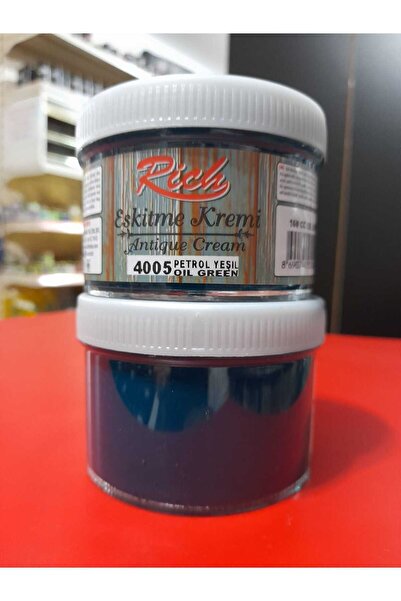 Rich Antik Eskitme Kremi Antique cream 160cc PETROL YEŞİLİ 4005