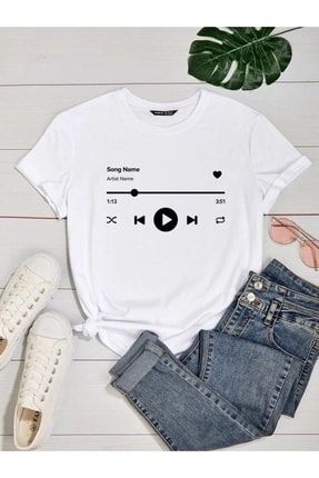 Lafarge Spotify Ki iye Ozel Ti ort Sevgiliye Arkada a Do um Gunu Hediye T Shirt Fiyat Yorumlar Trendyol