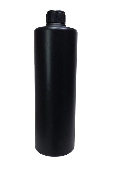 Sampex Ambalaj 1000ML - 1 Adet - siyah Plastik Şişe + kapaklı Takım