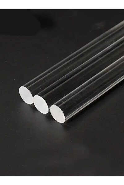 ipeksi pleksi AKRİLİK YUVARLAK ÇUBUK ŞEFFAF 10 MM 10 CM