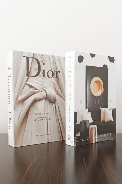 2'li Dekoratif Kitap Kutu Görünümlü Dior Gelinlik & SimpleCity Temalı