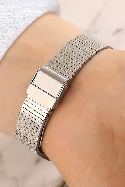 Ferrucci Steel Cord Silver Color 3 Atm Waterproof Women's Wristwatch