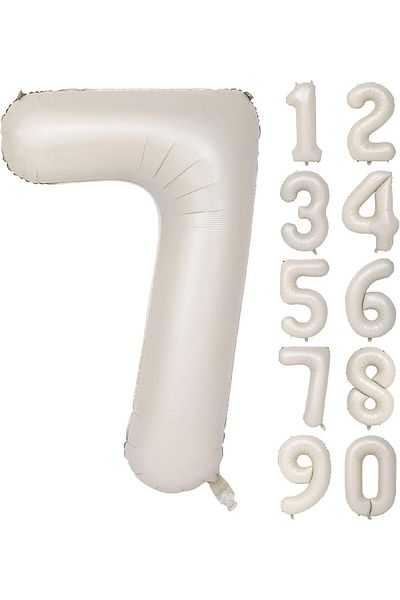 Bkmc 7 Years 74 Cm Cream Age Foil Balloon