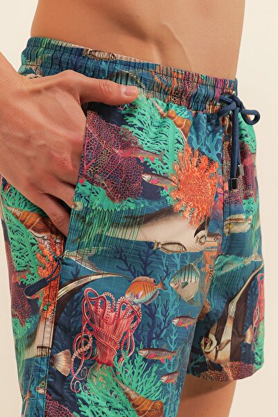 MY'KİNİ Πολύχρωμο ανδρικό μαγιό