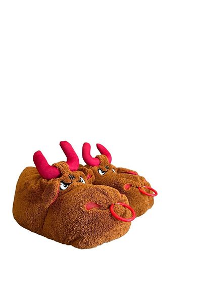 ALTUN TİCARET Taba Home Slippers Unisex Taurus Slippers