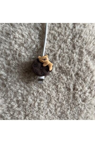 Bestofcase Cookie Cable Protector with Teddy Bear