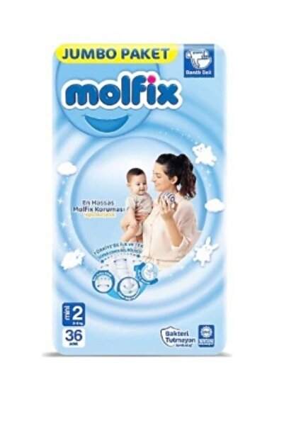 Molfix 3D Mini 2 Beden Jumbo 36'lı Molfix