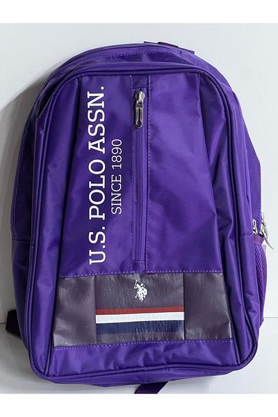 U.S. Polo Assn. Rucsac de școală Horzental de dimensiuni mari, licențiat, potrivit pentru utilizare zilnică, sezon nou