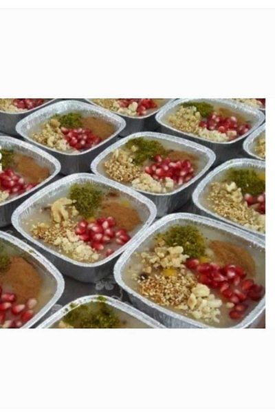 ÇEÇEN HOME 10-Piece Aluminum Rice Pudding Ashura Container Ashura Bowl