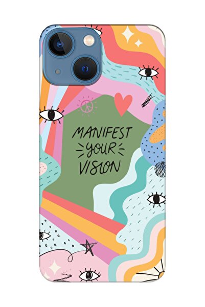 frondcase حافظة هاتف آيفون 13 ميني تكشف عن رؤيتك باللون الأخضر