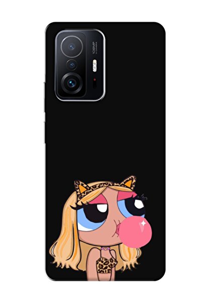 frondcase حافظة هاتف Xiaomi Mi 11t Powerpuff Girls باللون الأسود