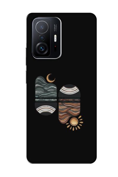 frondcase حافظة هاتف Xiaomi Mi 11t Sunset Wave باللون الأسود