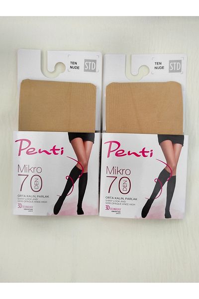 Penti Micro 70 Παντελόνι Κάλτσες - Κάλτσες μέχρι το γόνατο 2 ΤΕΜΑΧΙΑ
