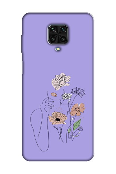 frondcase حافظة هاتف Redmi Note 9s للسيدات باللون الأرجواني الزهري