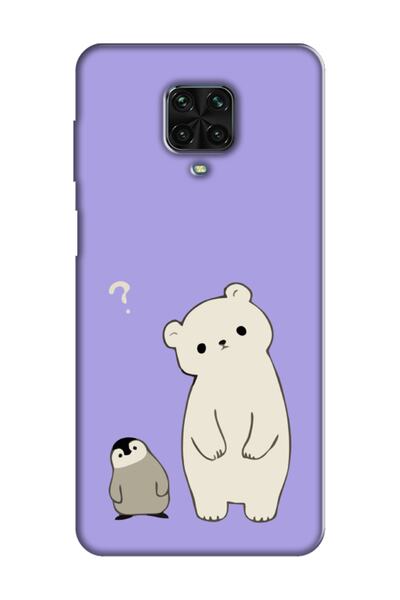 frondcase حافظة هاتف Redmi Note 9 Pro البطريق والدبدوب ليلك