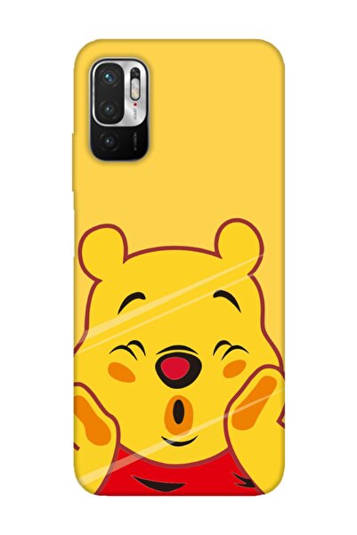 frondcase Redmi Note 10 5g Winnie The Pooh Sarı Telefon Kılıfı