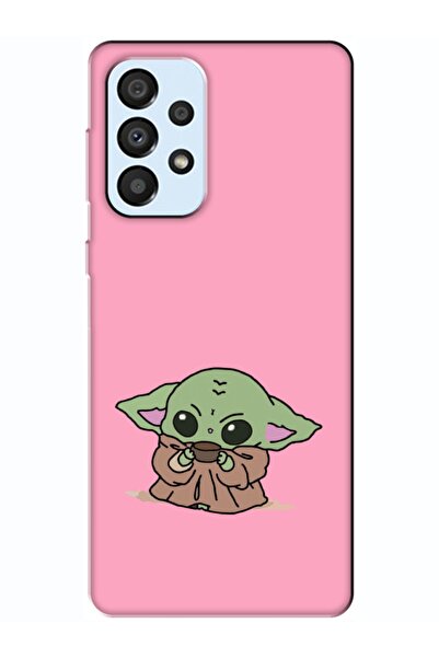 Samsung A33 Baby Yoda Pink Phone Case