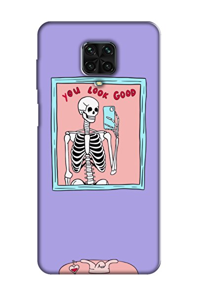 frondcase حافظة هاتف Redmi Note 9s You Look Good Skeleton Lilac