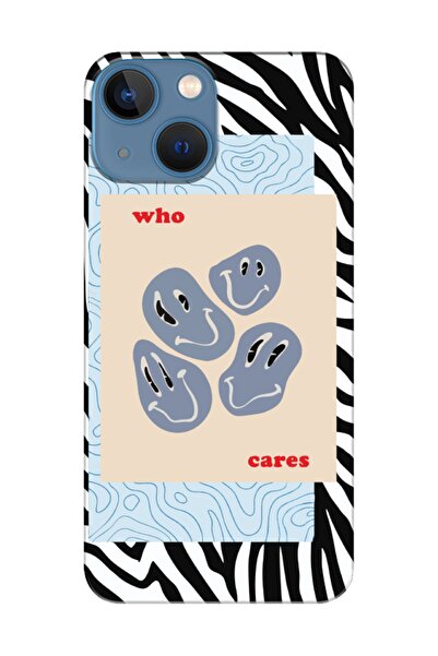 frondcase حافظة هاتف آيفون 13 ميني زيبرا من يهتم باللون الأسود