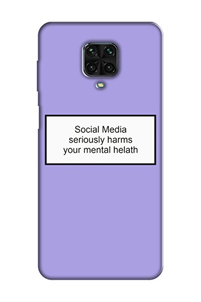 frondcase حافظة هاتف Redmi Note 9 Pro للوسائل الاجتماعية أرجواني