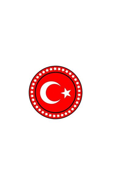 BsElektronik Special Sticker Turkish Flag for Labelmakers - Sticker Turkey Star
