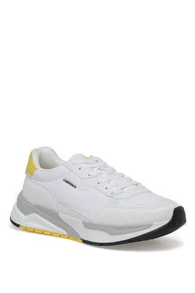 lumberjack Jordan 2Pr Men's White-Yellow Sneaker Shoes