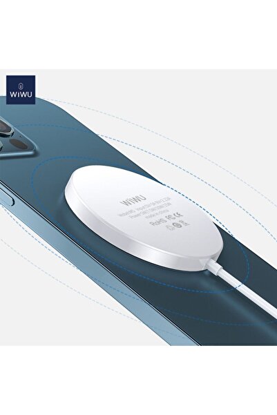 Kilifplus Iphone 11 12 13 14 Pro Promax Uyumlu Magsafe Şarj Cihazı 15w Pd 20w Hızlı Magnetic Charger Wiwu