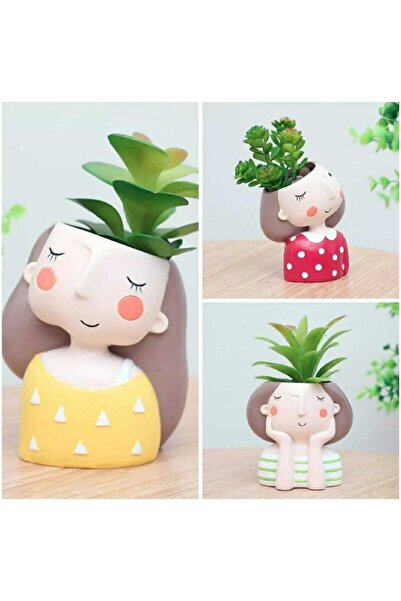 HEDİYELİKCİ ABİ El Yapımı Sevimli Kırmızı Puantiyeli Sarı Puantiyeli Ve Düşün...