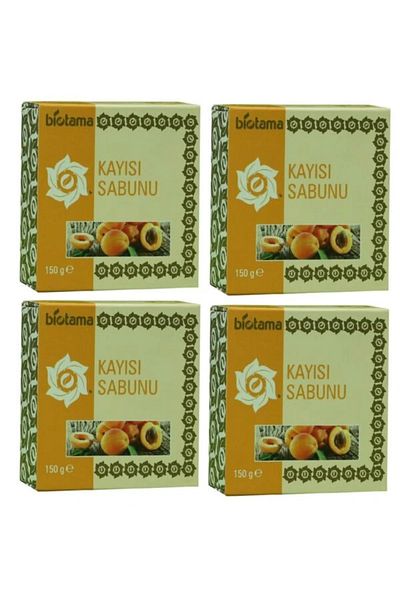 Biotama Natural Apricot Extract Soap 4 X 150 Gr. (4 Pieces
